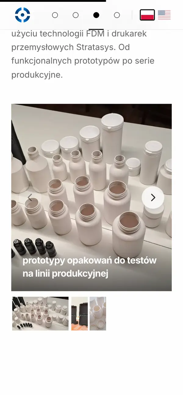 Galeria realizacji DrukMajster3D: prototypy opakowań wydrukowane w 3D